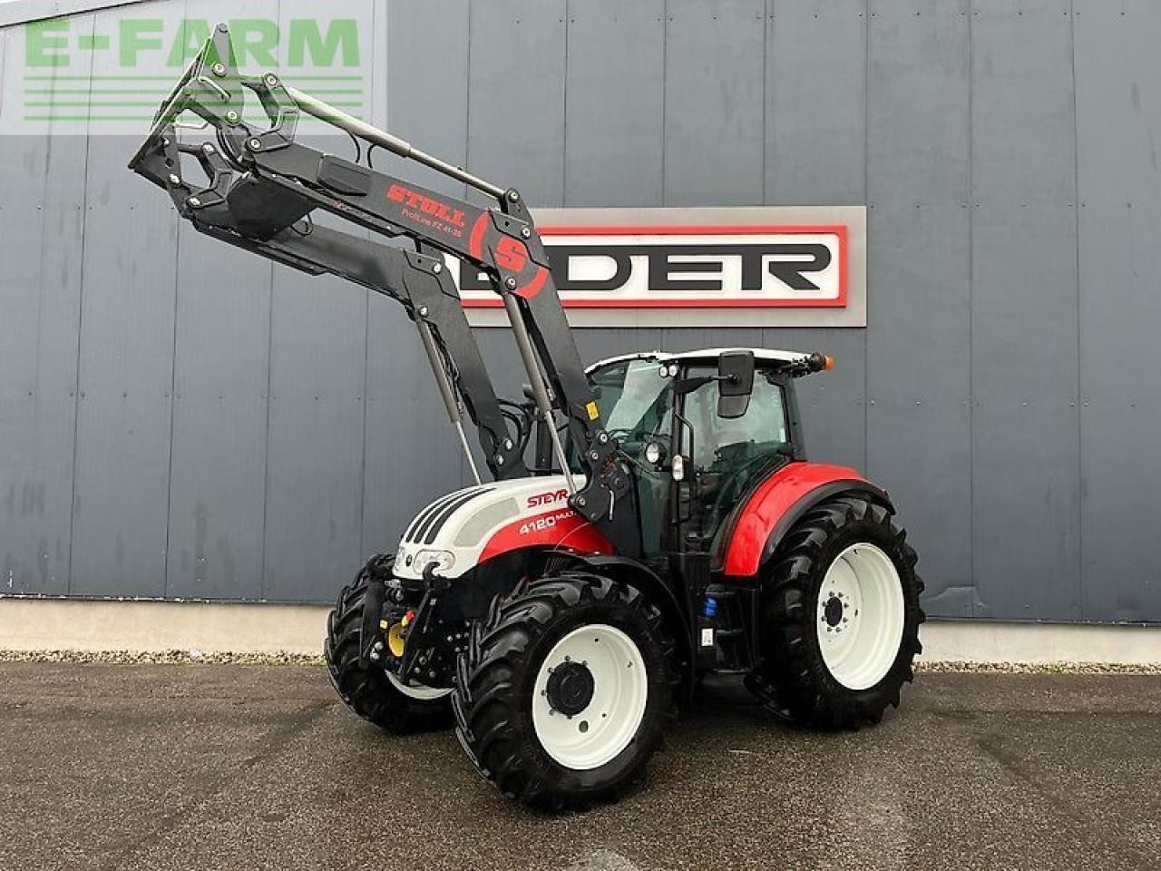 Steyr multi 4120 - Τρακτέρ: φωτογραφία 1 Steyr multi 4120 - Τρακτέρ: φωτογραφία 1