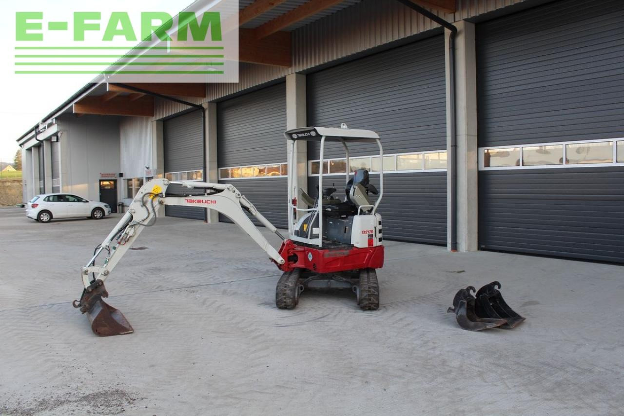 Takeuchi takeuchi tb 217 r minibagger - bagger - Μίνι εκσκαφέας: φωτογραφία 2 Takeuchi takeuchi tb 217 r minibagger - bagger - Μίνι εκσκαφέας: φωτογραφία 2