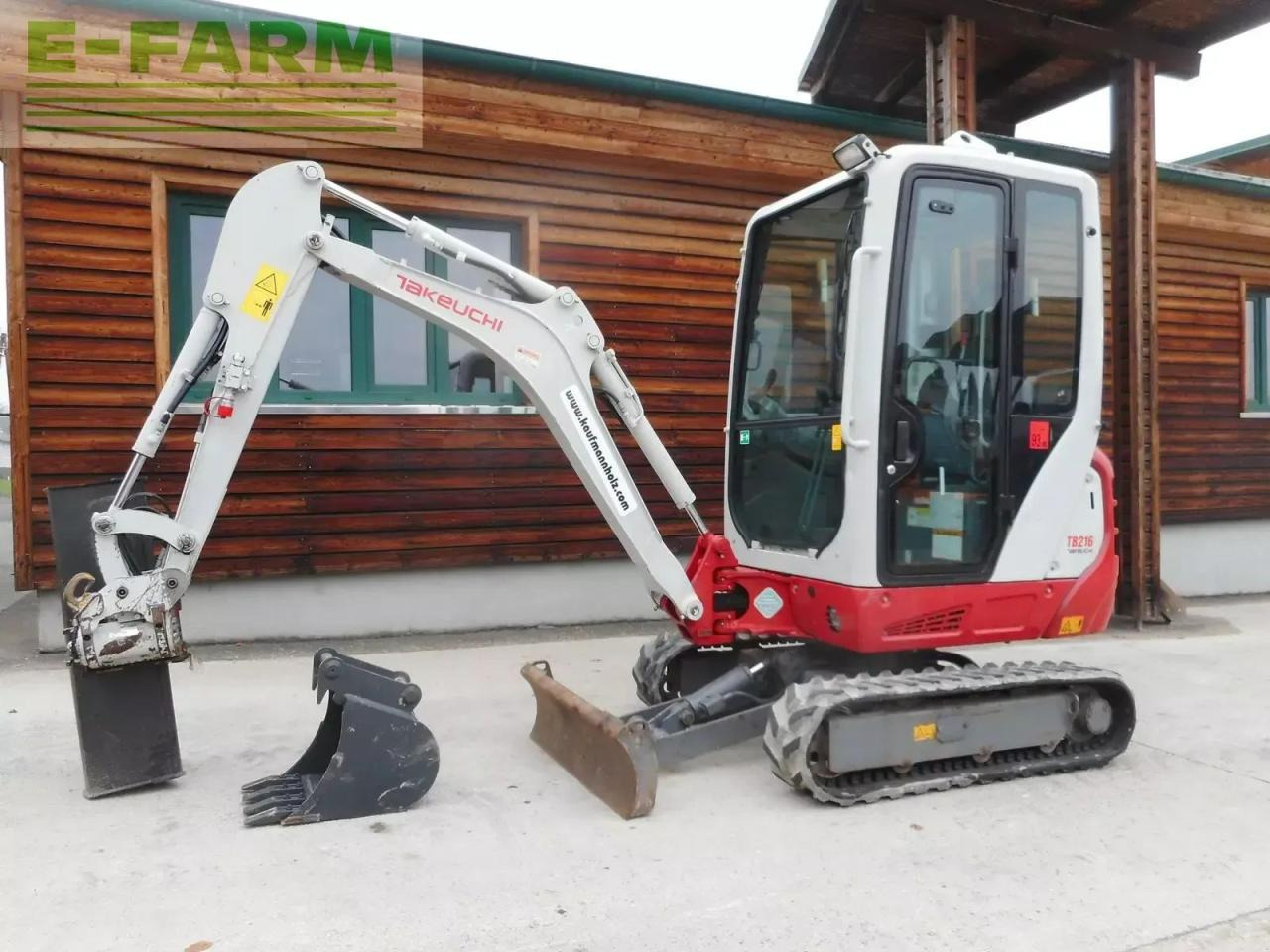 Takeuchi tb 216 ( 1.865kg ) powertilt + hydr. schnellwech - Μίνι εκσκαφέας: φωτογραφία 1 Takeuchi tb 216 ( 1.865kg ) powertilt + hydr. schnellwech - Μίνι εκσκαφέας: φωτογραφία 1