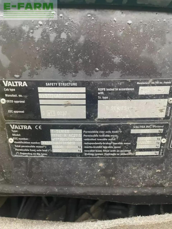 Τρακτέρ Valtra t 174 e: φωτογραφία 7