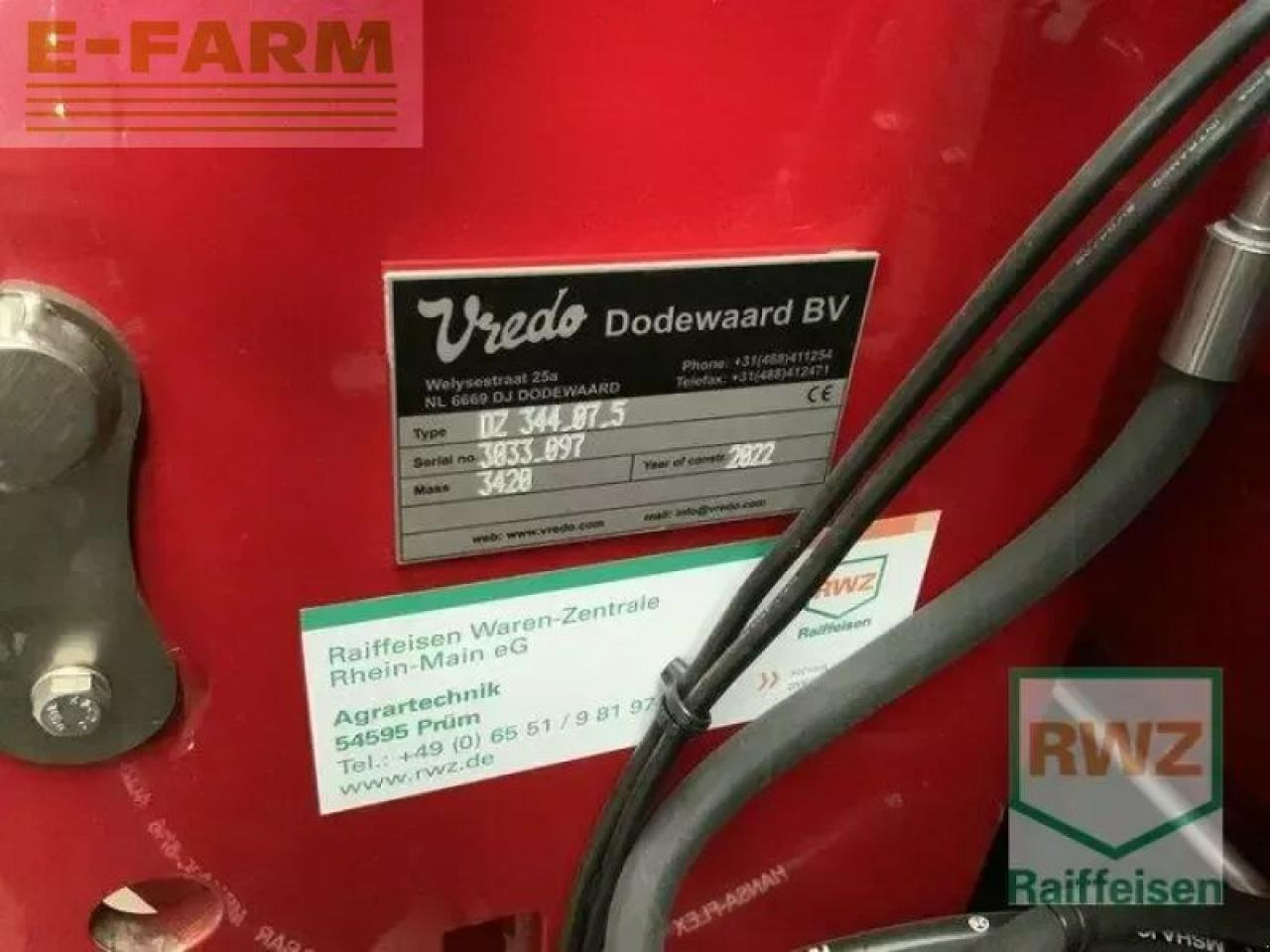 Vredo 344.07.5 agri twin - Σπαρτική μηχανή ακριβείας: φωτογραφία 4 Vredo 344.07.5 agri twin - Σπαρτική μηχανή ακριβείας: φωτογραφία 4