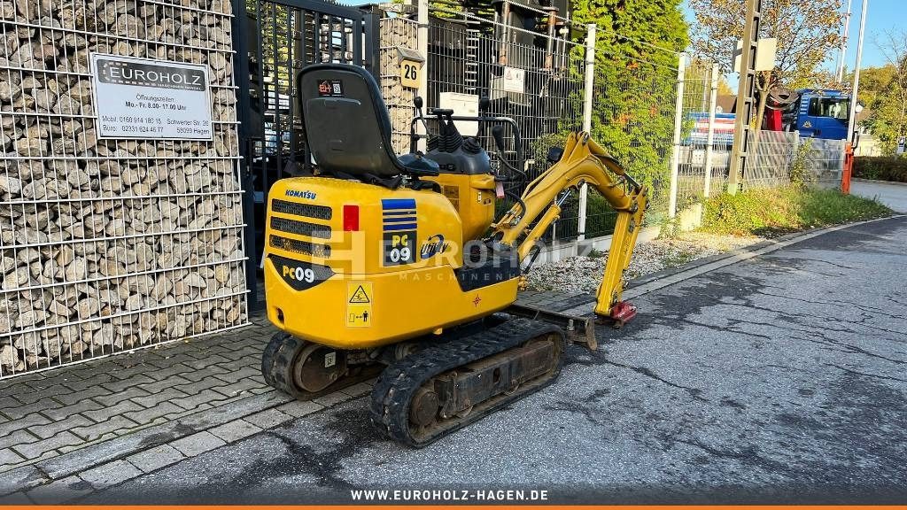 Μίνι εκσκαφέας Komatsu Minibagger PC09, Schnellwechsler MS01, Knickmatick: φωτογραφία 10