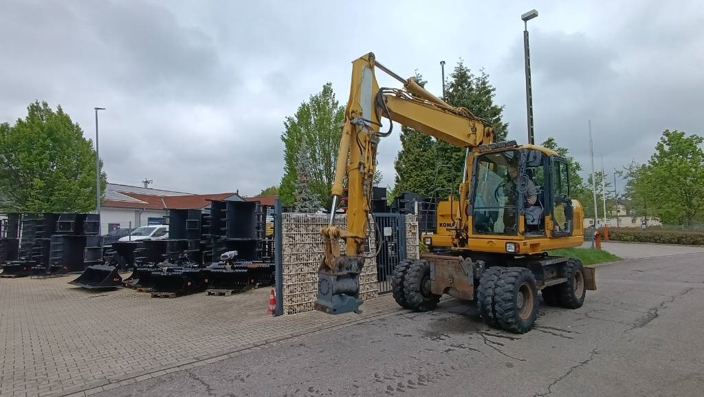 Komatsu PW 140 Mobilbagger Powertilt Schnellwechsler MS 10 - Τροχοφόρος εκσκαφέας: φωτογραφία 4 Komatsu PW 140 Mobilbagger Powertilt Schnellwechsler MS 10 - Τροχοφόρος εκσκαφέας: φωτογραφία 4