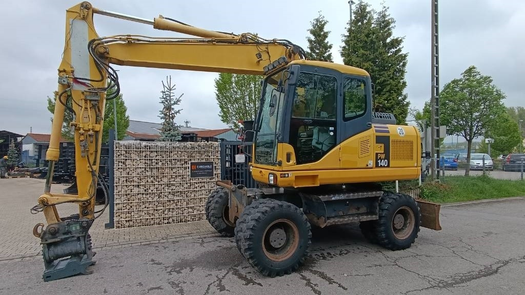 Komatsu PW 140 Mobilbagger Powertilt Schnellwechsler MS 10 - Τροχοφόρος εκσκαφέας: φωτογραφία 2 Komatsu PW 140 Mobilbagger Powertilt Schnellwechsler MS 10 - Τροχοφόρος εκσκαφέας: φωτογραφία 2