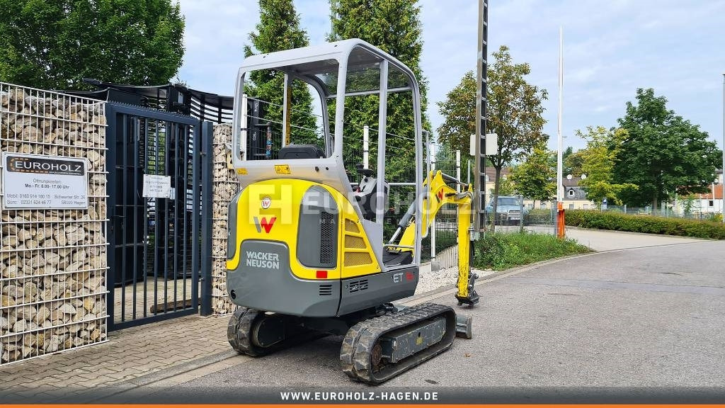 Wacker Neuson Minibagger ET16, Schnellwechsler MS01, Schutzdach - Μίνι εκσκαφέας: φωτογραφία 5 Wacker Neuson Minibagger ET16, Schnellwechsler MS01, Schutzdach - Μίνι εκσκαφέας: φωτογραφία 5