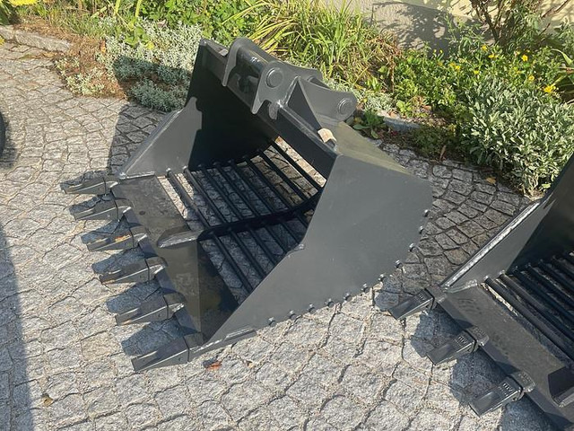 Big Sortierlöffel / Sortierschaufel 100 cm mit Lehnhoff MS03 Symlock Aufnahme - Κουβάς: φωτογραφία 2 Big Sortierlöffel / Sortierschaufel 100 cm mit Lehnhoff MS03 Symlock Aufnahme - Κουβάς: φωτογραφία 2