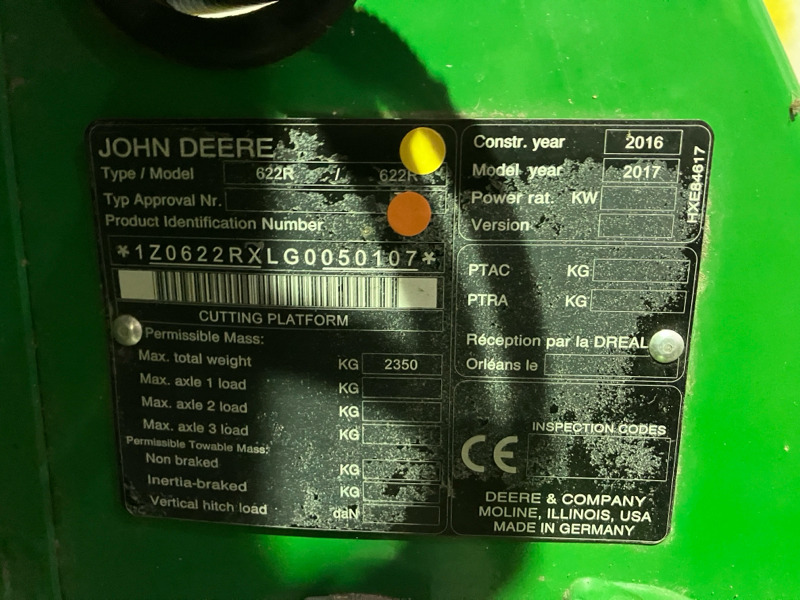 John Deere T560 mit 622R Schneidwerk - Θεριζοαλωνιστική μηχανή: φωτογραφία 2 John Deere T560 mit 622R Schneidwerk - Θεριζοαλωνιστική μηχανή: φωτογραφία 2