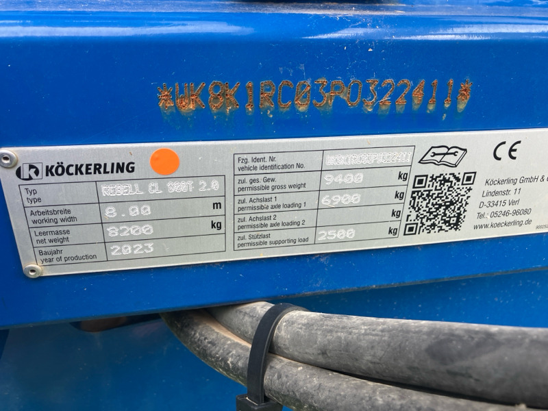 Köckerling Rebell CL 800T 2.0 - Δισκοσβάρνα: φωτογραφία 2 Köckerling Rebell CL 800T 2.0 - Δισκοσβάρνα: φωτογραφία 2