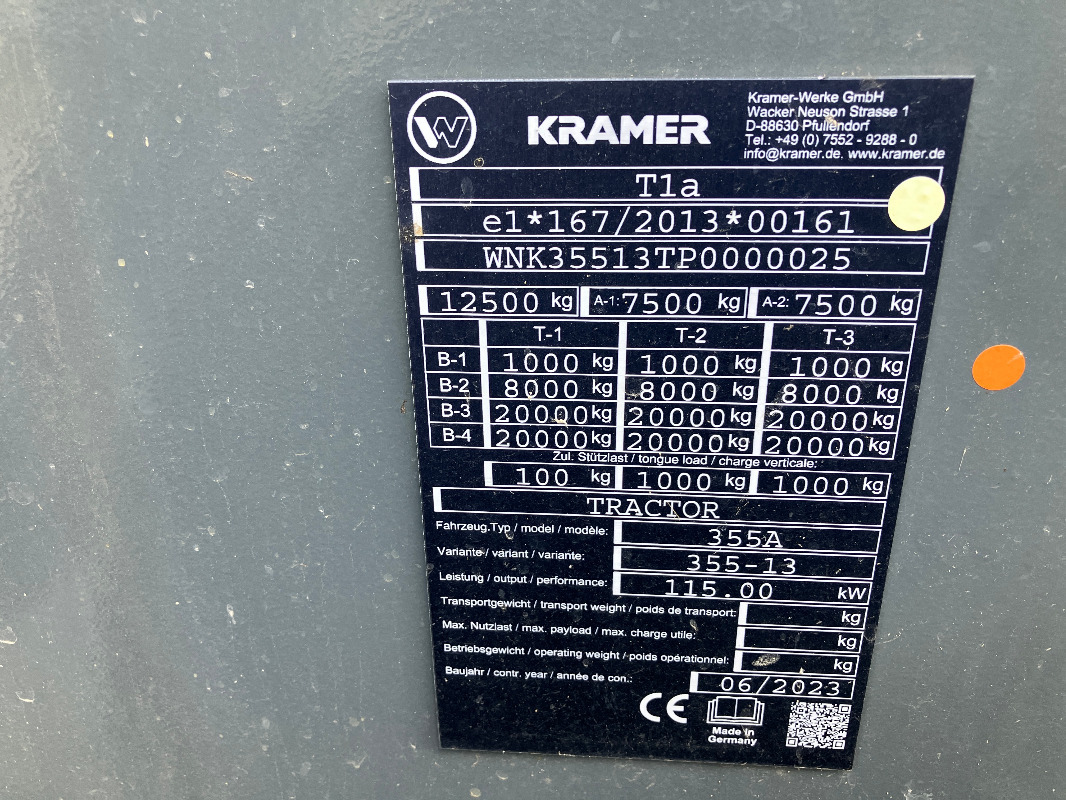 Kramer KL 55.8T - Ελαστιχοφόρος φορτωτής: φωτογραφία 2 Kramer KL 55.8T - Ελαστιχοφόρος φορτωτής: φωτογραφία 2