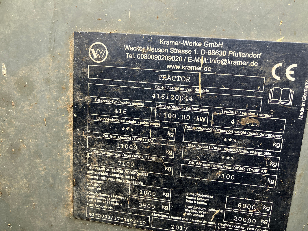 Kramer KT 447 - Φορτωτής: φωτογραφία 3 Kramer KT 447 - Φορτωτής: φωτογραφία 3