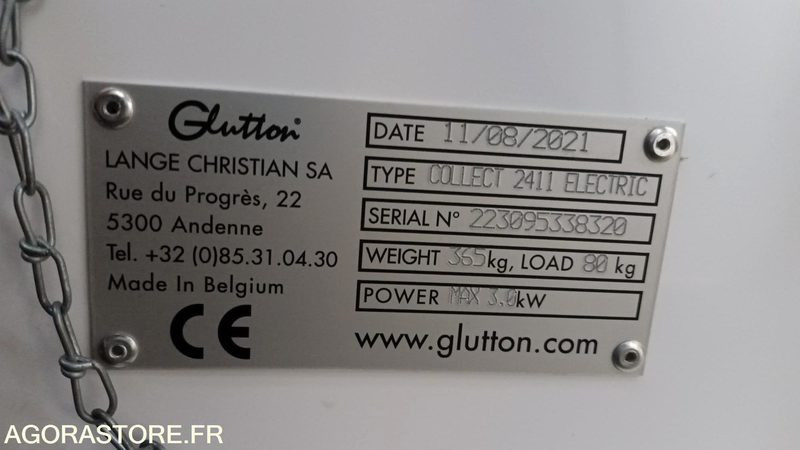 ASPIRATEUR DE VOIERIE GLOUTON - Μηχανήματα κήπου: φωτογραφία 3 ASPIRATEUR DE VOIERIE GLOUTON - Μηχανήματα κήπου: φωτογραφία 3