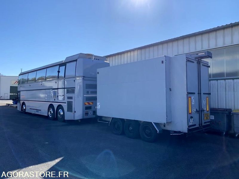 BUS VIP DOUBLE ETAGE MOTORHOMEVIP VANHOOL + REMORQUE + AUVENT DE RECEPTION - Διώροφο λεωφορείο: φωτογραφία 3 BUS VIP DOUBLE ETAGE MOTORHOMEVIP VANHOOL + REMORQUE + AUVENT DE RECEPTION - Διώροφο λεωφορείο: φωτογραφία 3