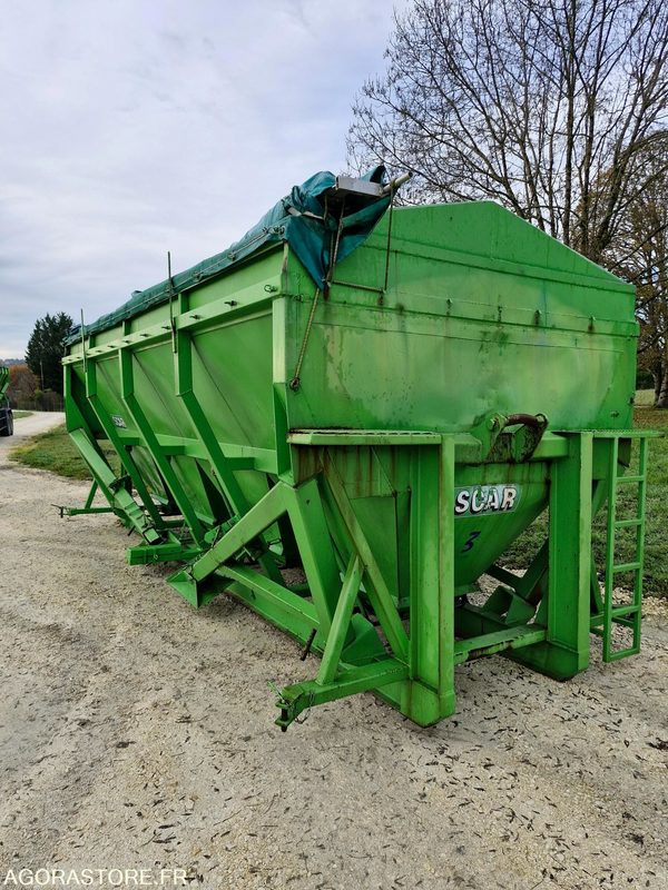 Benne a pieds 4 compartiments INOX 12 m3 - Φορτηγό: φωτογραφία 2 Benne a pieds 4 compartiments INOX 12 m3 - Φορτηγό: φωτογραφία 2