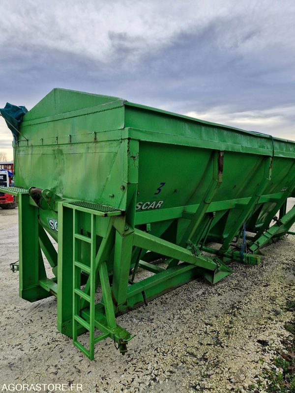 Benne a pieds 4 compartiments INOX 12 m3 - Φορτηγό: φωτογραφία 4 Benne a pieds 4 compartiments INOX 12 m3 - Φορτηγό: φωτογραφία 4