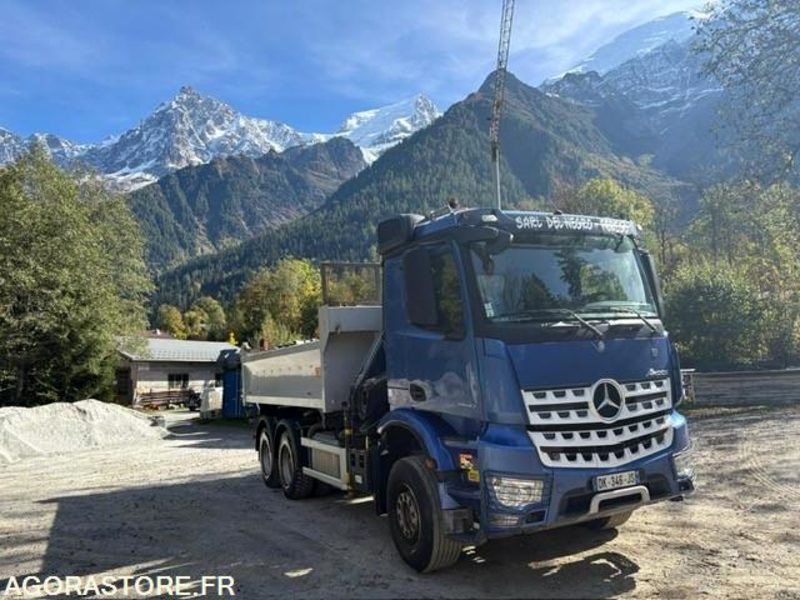 CAMION 6X4 TRI-BENNE +GRUE MERCEDES AROCS 2640 2014 190 000 KM - Φορτηγό: φωτογραφία 2 CAMION 6X4 TRI-BENNE +GRUE MERCEDES AROCS 2640 2014 190 000 KM - Φορτηγό: φωτογραφία 2