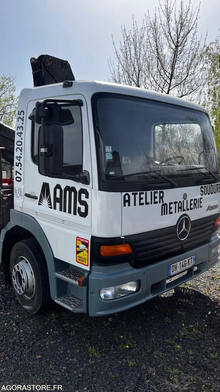 CAMION PLATEAU MERCEDES 15T - 2000 - Φορτηγό με ανοιχτή καρότσα, Φορτηγό με γερανό: φωτογραφία 2 CAMION PLATEAU MERCEDES 15T - 2000 - Φορτηγό με ανοιχτή καρότσα, Φορτηγό με γερανό: φωτογραφία 2