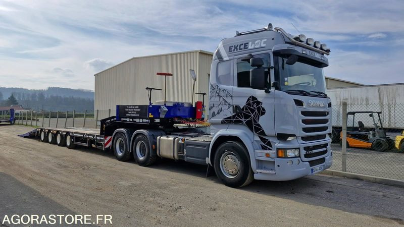 CAMION TRACTEUR 6X4 SCANIA R730 V8 2014 440 000 KM PTRA 150T + PORTE ENGINS FAYM - Τράκτορας: φωτογραφία 2 CAMION TRACTEUR 6X4 SCANIA R730 V8 2014 440 000 KM PTRA 150T + PORTE ENGINS FAYM - Τράκτορας: φωτογραφία 2