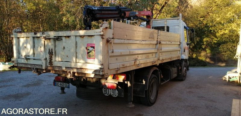 Camion benne avec grue - Renault Midlum 2001 293846kms - Φορτηγό: φωτογραφία 4 Camion benne avec grue - Renault Midlum 2001 293846kms - Φορτηγό: φωτογραφία 4