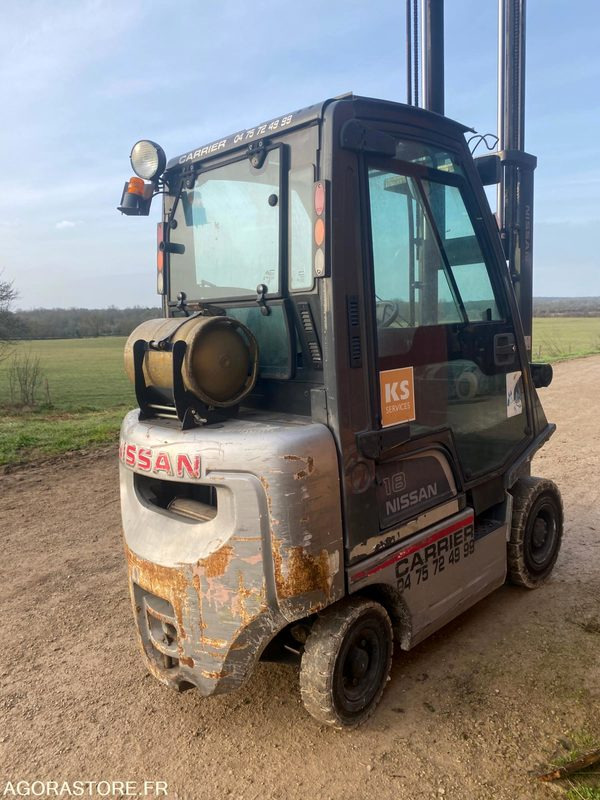 Chariot élévateur GAZ NISSAN 1.8T - Υγραεριοκίνητο περονοφόρο: φωτογραφία 4 Chariot élévateur GAZ NISSAN 1.8T - Υγραεριοκίνητο περονοφόρο: φωτογραφία 4