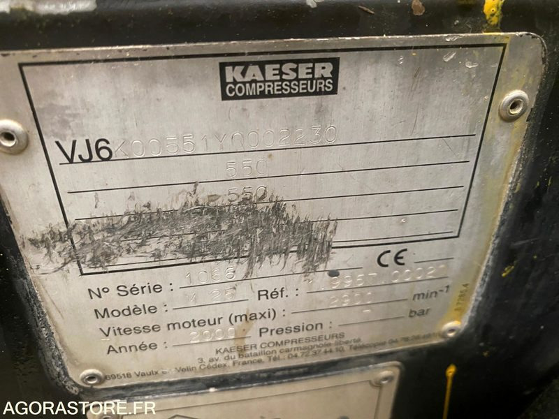 Compresseur KAESER M25 2008 TBE - Αεροσυμπιεστής: φωτογραφία 2 Compresseur KAESER M25 2008 TBE - Αεροσυμπιεστής: φωτογραφία 2