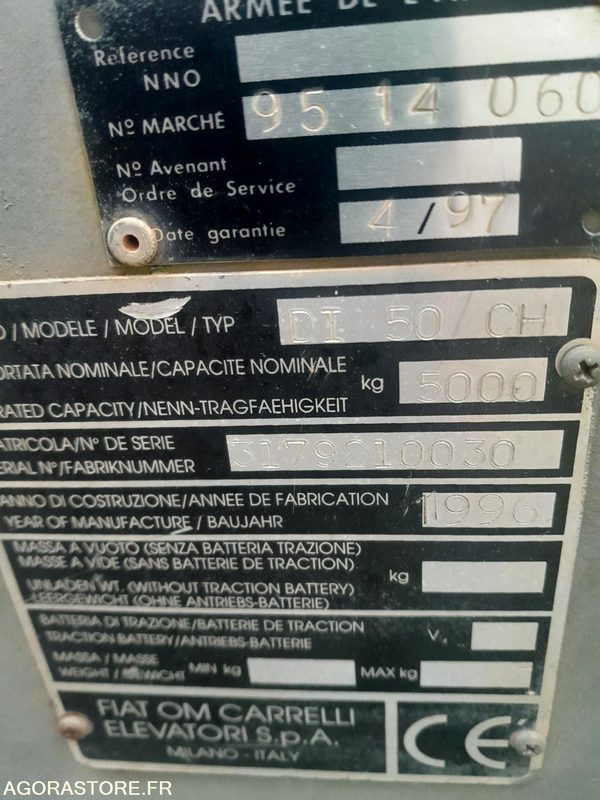 ELEVATEUR OM 5 TONNES - 1996 - Ανυψωτικό μηχάνημα: φωτογραφία 3 ELEVATEUR OM 5 TONNES - 1996 - Ανυψωτικό μηχάνημα: φωτογραφία 3
