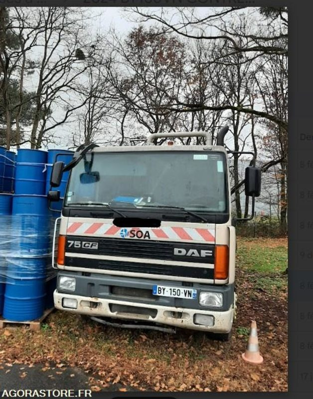 HYDROCUREUR MIXTE DAF BY-150-VN - 2002 - 365 120 KM - Όχημα εκκένωσης βόθρων: φωτογραφία 1 HYDROCUREUR MIXTE DAF BY-150-VN - 2002 - 365 120 KM - Όχημα εκκένωσης βόθρων: φωτογραφία 1