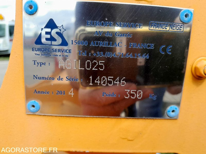 Lame à neige Europe Service Agilo25 (LN062) - Μηχανήματα κήπου: φωτογραφία 2 Lame à neige Europe Service Agilo25 (LN062) - Μηχανήματα κήπου: φωτογραφία 2