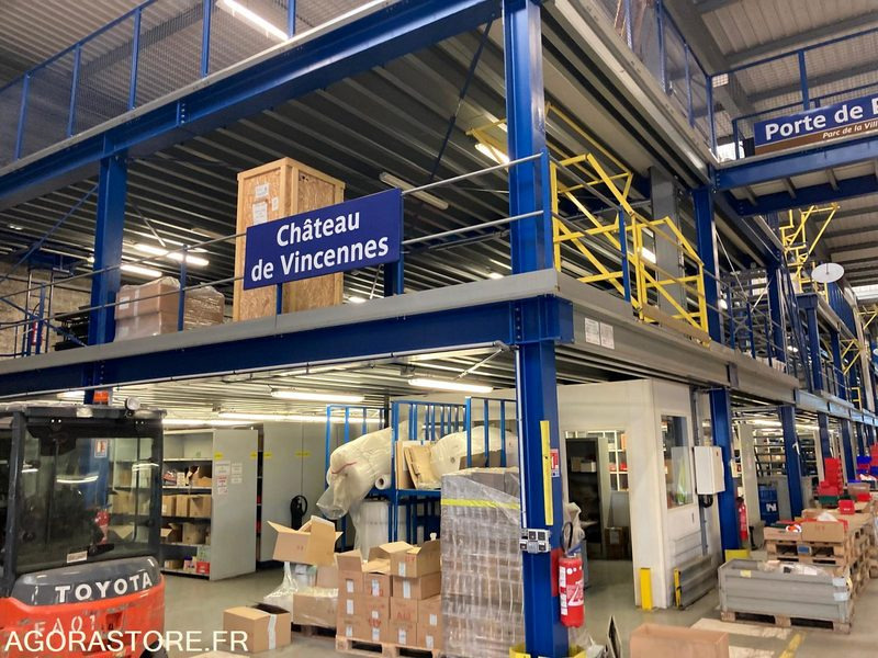 Mezzanine métallique 2 niveaux - Εργαλείο/ Εξοπλισμός: φωτογραφία 3 Mezzanine métallique 2 niveaux - Εργαλείο/ Εξοπλισμός: φωτογραφία 3