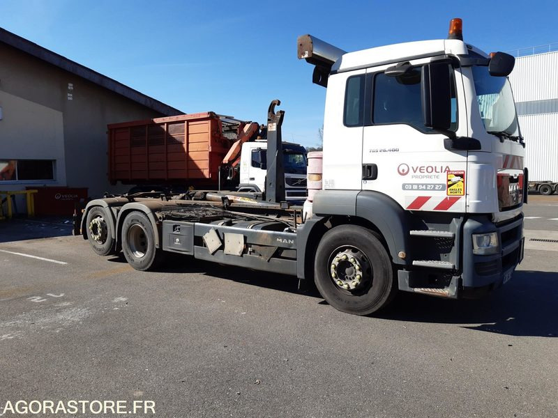 PORTEUR AMPLIROLL MAN TGS 26.400 (R51996) - BRAS GUIMA PALFINGER-2011-563 000 Km - Φορτηγό: φωτογραφία 3 PORTEUR AMPLIROLL MAN TGS 26.400 (R51996) - BRAS GUIMA PALFINGER-2011-563 000 Km - Φορτηγό: φωτογραφία 3