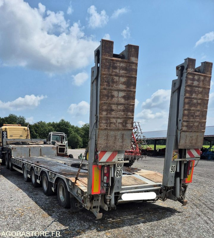 Porte engins 4 essieux - Ρυμούλκα με χαμηλό δάπεδο: φωτογραφία 4 Porte engins 4 essieux - Ρυμούλκα με χαμηλό δάπεδο: φωτογραφία 4