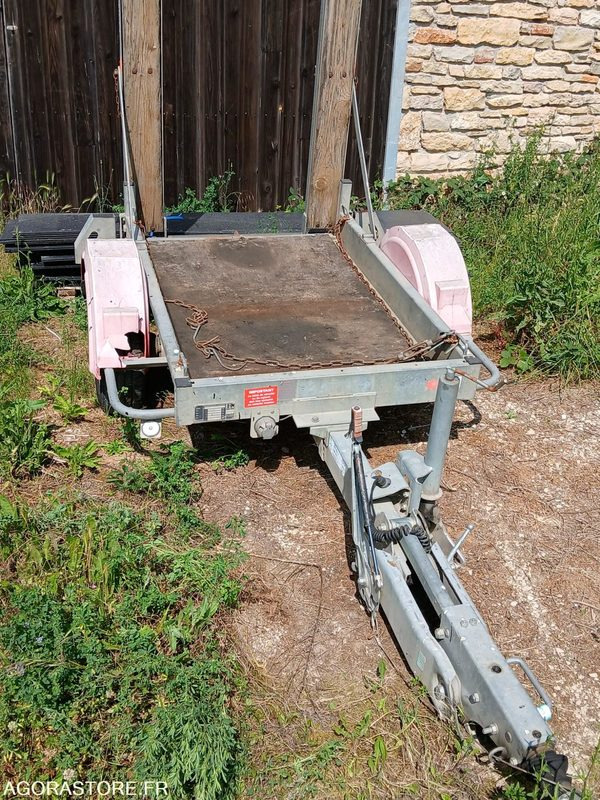 Remorque PORTE ROULEAU HUBIERE - Τρέιλερ πλατφόρμα/ Καρότσα: φωτογραφία 5 Remorque PORTE ROULEAU HUBIERE - Τρέιλερ πλατφόρμα/ Καρότσα: φωτογραφία 5