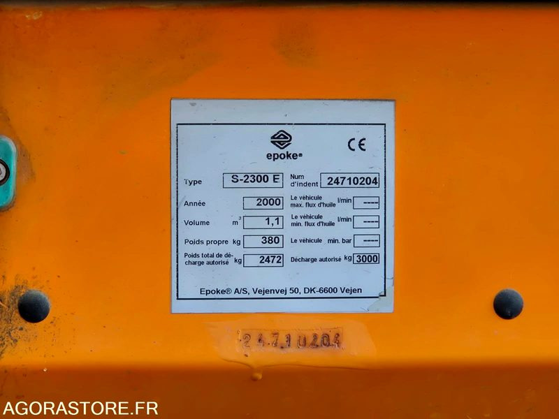 SALEUSE EPOKE S-2300 E 2000 AVEC MOTEUR AUXILIAIRE - Μηχανήματα κήπου: φωτογραφία 2 SALEUSE EPOKE S-2300 E 2000 AVEC MOTEUR AUXILIAIRE - Μηχανήματα κήπου: φωτογραφία 2