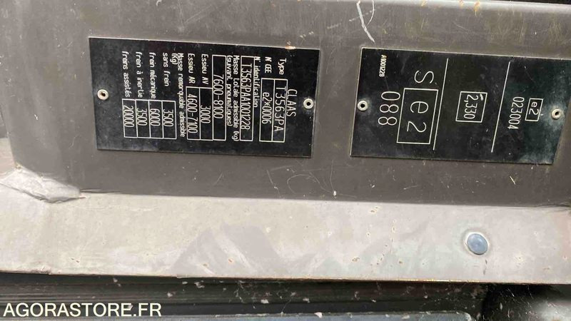 TRACTEUR RENAULT ERGOS - 12262H - 2009 - Τρακτέρ: φωτογραφία 5 TRACTEUR RENAULT ERGOS - 12262H - 2009 - Τρακτέρ: φωτογραφία 5