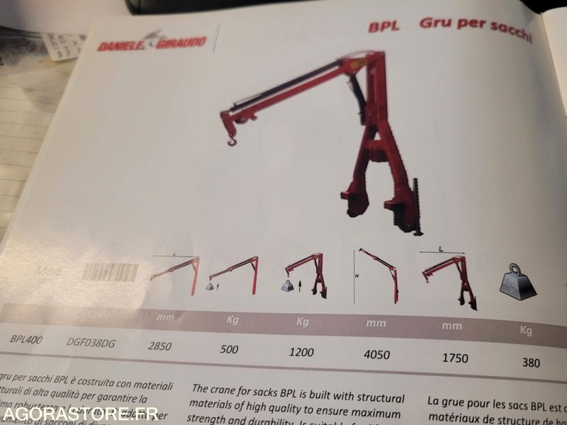 Lève sac - Γεωργικά μηχανήματα: φωτογραφία 3 Lève sac - Γεωργικά μηχανήματα: φωτογραφία 3