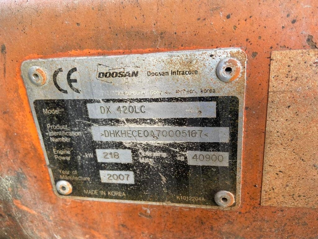 Μίσθωση Doosan DX420LC  Doosan DX420LC: φωτογραφία 18