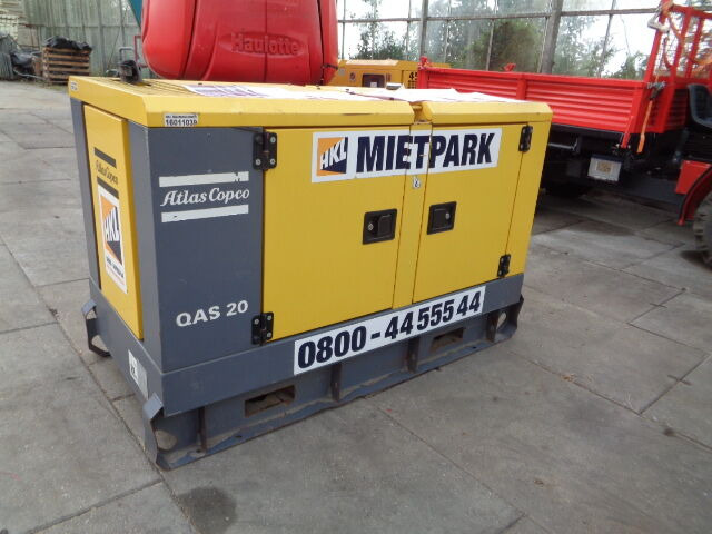 Atlas Copco QAS 20 KVA - Βιομηχανική γεννήτρια: φωτογραφία 1 Atlas Copco QAS 20 KVA - Βιομηχανική γεννήτρια: φωτογραφία 1