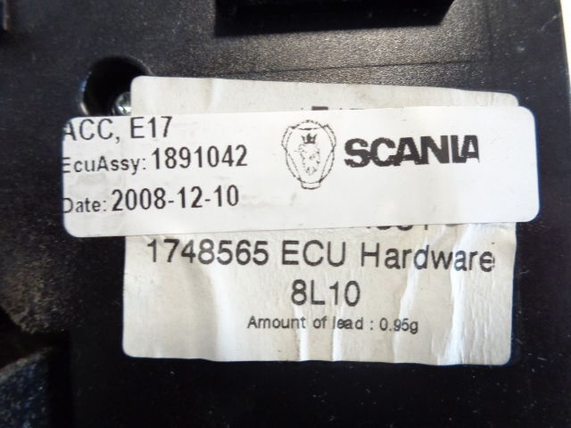 Scania ACC conditioner control unit 1891042, 1748565, 1789786, 1748564 - Ηλεκτρονική μονάδα ελέγχου για Φορτηγό: φωτογραφία 4 Scania ACC conditioner control unit 1891042, 1748565, 1789786, 1748564 - Ηλεκτρονική μονάδα ελέγχου για Φορτηγό: φωτογραφία 4