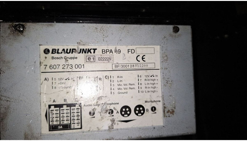 Volvo Blaupunkt BPA49 - Ηλεκτρονική μονάδα ελέγχου: φωτογραφία 3 Volvo Blaupunkt BPA49 - Ηλεκτρονική μονάδα ελέγχου: φωτογραφία 3