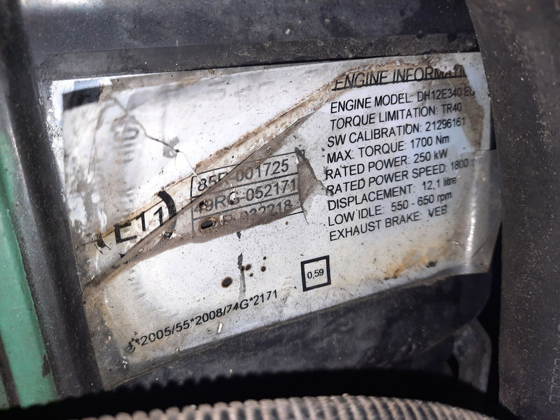 Volvo DH12E340EC06 . DH12D 340. - Κινητήρας: φωτογραφία 3 Volvo DH12E340EC06 . DH12D 340. - Κινητήρας: φωτογραφία 3