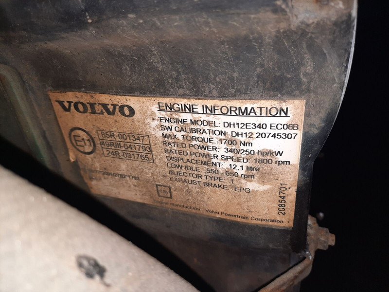Volvo DH12E340EC06 . DH12D 340. - Κινητήρας: φωτογραφία 5 Volvo DH12E340EC06 . DH12D 340. - Κινητήρας: φωτογραφία 5