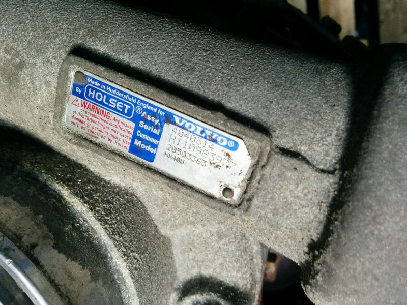 Volvo Вольво HOLSET HX40M . HX40G - Τουρμπίνα: φωτογραφία 5 Volvo Вольво HOLSET HX40M . HX40G - Τουρμπίνα: φωτογραφία 5