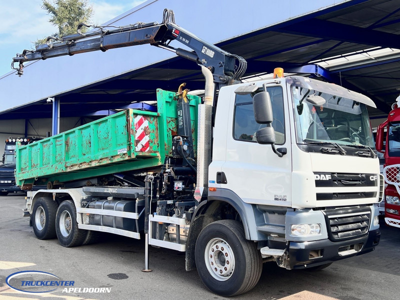 DAF CF 85.410 ATE, Hiab 166, 6x4 Big axle, Steel spring - Φορτηγό φόρτωσης γάντζου, Φορτηγό με γερανό: φωτογραφία 1 DAF CF 85.410 ATE, Hiab 166, 6x4 Big axle, Steel spring - Φορτηγό φόρτωσης γάντζου, Φορτηγό με γερανό: φωτογραφία 1