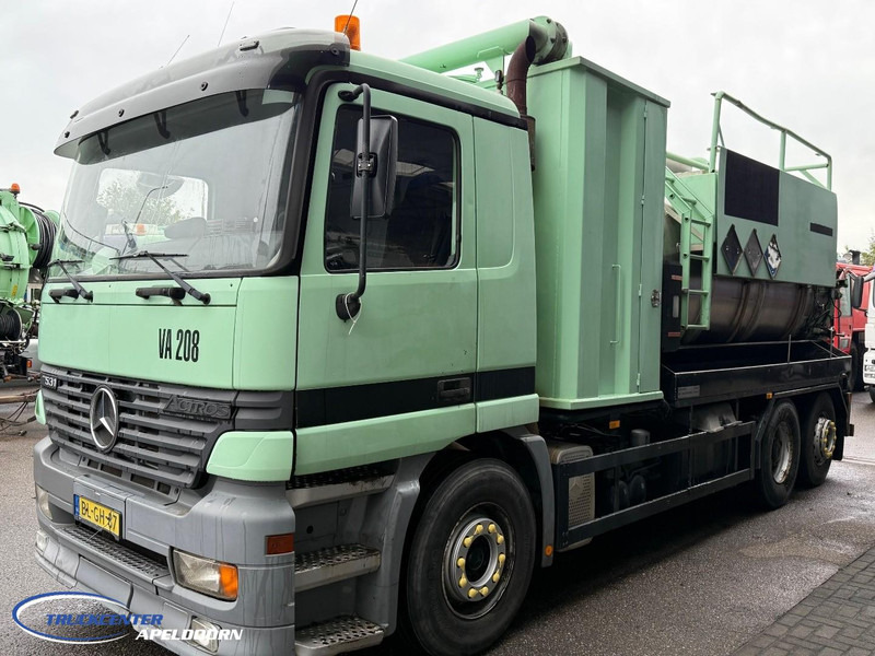Mercedes-Benz ACTROS 2531 L 6X2/NLA ADR, RVS tank, Naafreductie - Όχημα εκκένωσης βόθρων: φωτογραφία 3 Mercedes-Benz ACTROS 2531 L 6X2/NLA ADR, RVS tank, Naafreductie - Όχημα εκκένωσης βόθρων: φωτογραφία 3