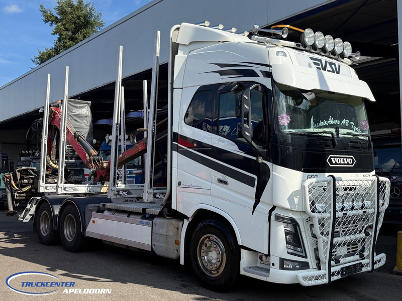 Volvo FH 650 6x4, FTG V1000X.81 laadkraan - Φορτηγό ξυλείας, Φορτηγό με γερανό: φωτογραφία 1 Volvo FH 650 6x4, FTG V1000X.81 laadkraan - Φορτηγό ξυλείας, Φορτηγό με γερανό: φωτογραφία 1