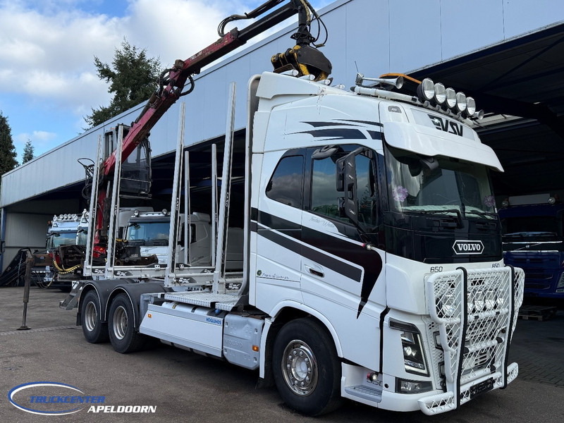 Volvo FH 650 6x4, FTG V1000X.81 laadkraan - Φορτηγό ξυλείας, Φορτηγό με γερανό: φωτογραφία 1 Volvo FH 650 6x4, FTG V1000X.81 laadkraan - Φορτηγό ξυλείας, Φορτηγό με γερανό: φωτογραφία 1