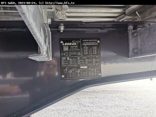 Legras Schubboden FMA SEITENTÜRER, 88 m³ - Επικαθήμενο μεταφορική βουτσάς: φωτογραφία 2 Legras Schubboden FMA SEITENTÜRER, 88 m³ - Επικαθήμενο μεταφορική βουτσάς: φωτογραφία 2