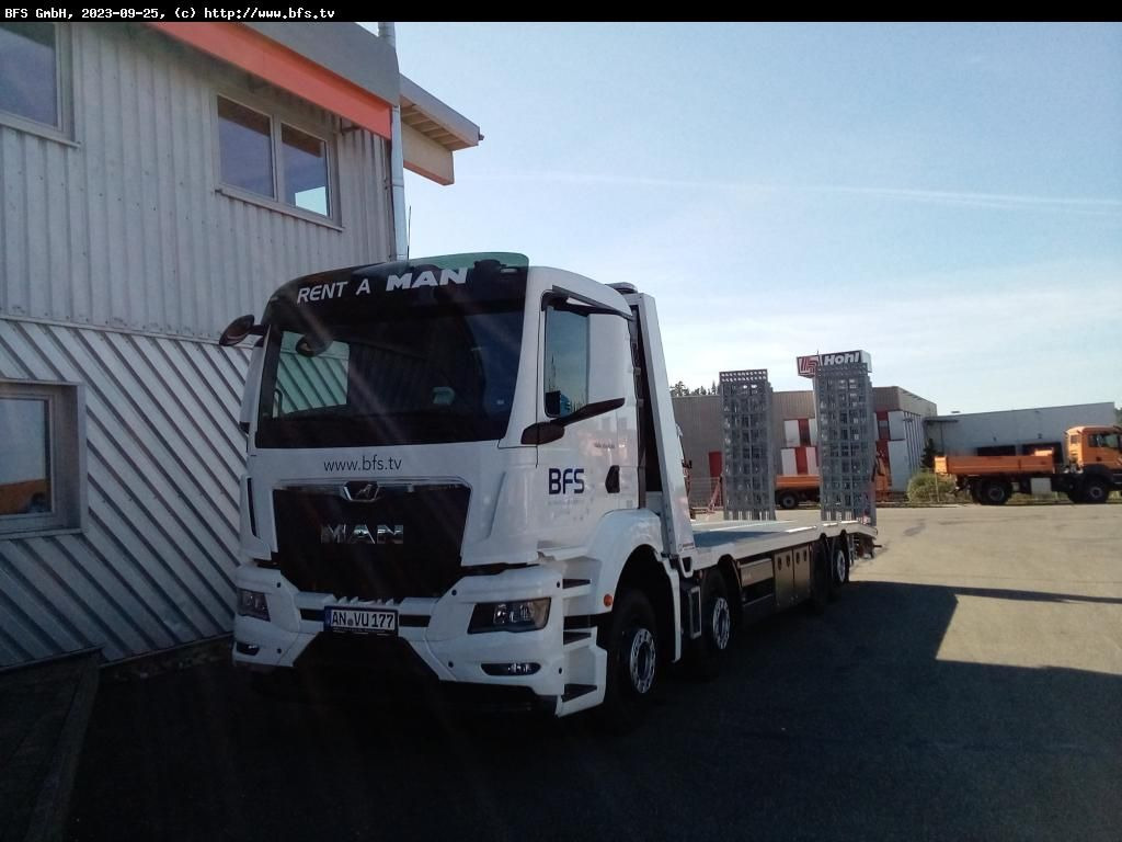 MAN TGS (TG3) 35.430 8x2-6 BL CH NN, Plattform Aufba - Φορτηγό ρυμούλκησης: φωτογραφία 1 MAN TGS (TG3) 35.430 8x2-6 BL CH NN, Plattform Aufba - Φορτηγό ρυμούλκησης: φωτογραφία 1