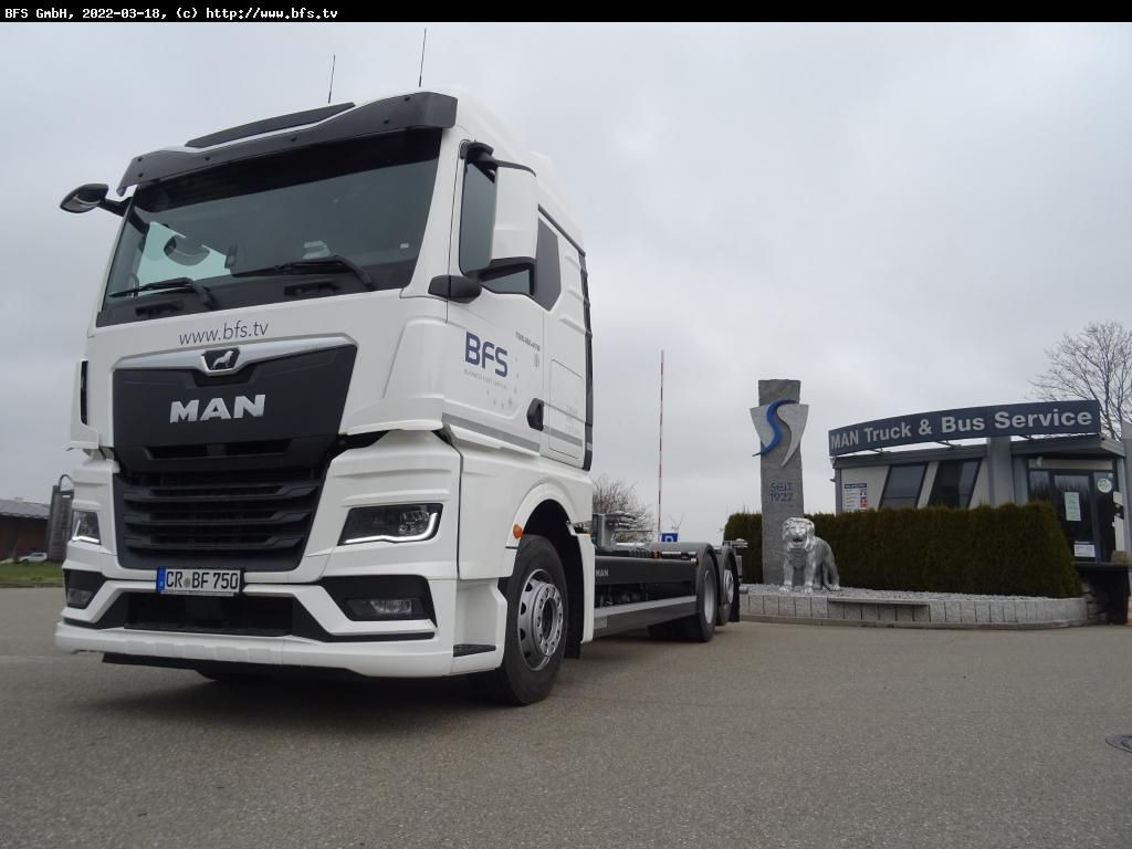 MAN TGX (TG3) 26.470 6x2-4 LL BDF Mildner - Φορτηγό μεταφοράς εμπορευματοκιβωτίων/ Κινητό αμάξωμα: φωτογραφία 1 MAN TGX (TG3) 26.470 6x2-4 LL BDF Mildner - Φορτηγό μεταφοράς εμπορευματοκιβωτίων/ Κινητό αμάξωμα: φωτογραφία 1