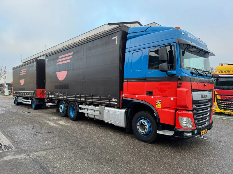DAF XF 440 6X2 EURO 6 + HERTOGHS HANGER 2X BPW AXLE DHOLLANDIA 3000 KG - Φορτηγό μουσαμάς: φωτογραφία 3 DAF XF 440 6X2 EURO 6 + HERTOGHS HANGER 2X BPW AXLE DHOLLANDIA 3000 KG - Φορτηγό μουσαμάς: φωτογραφία 3