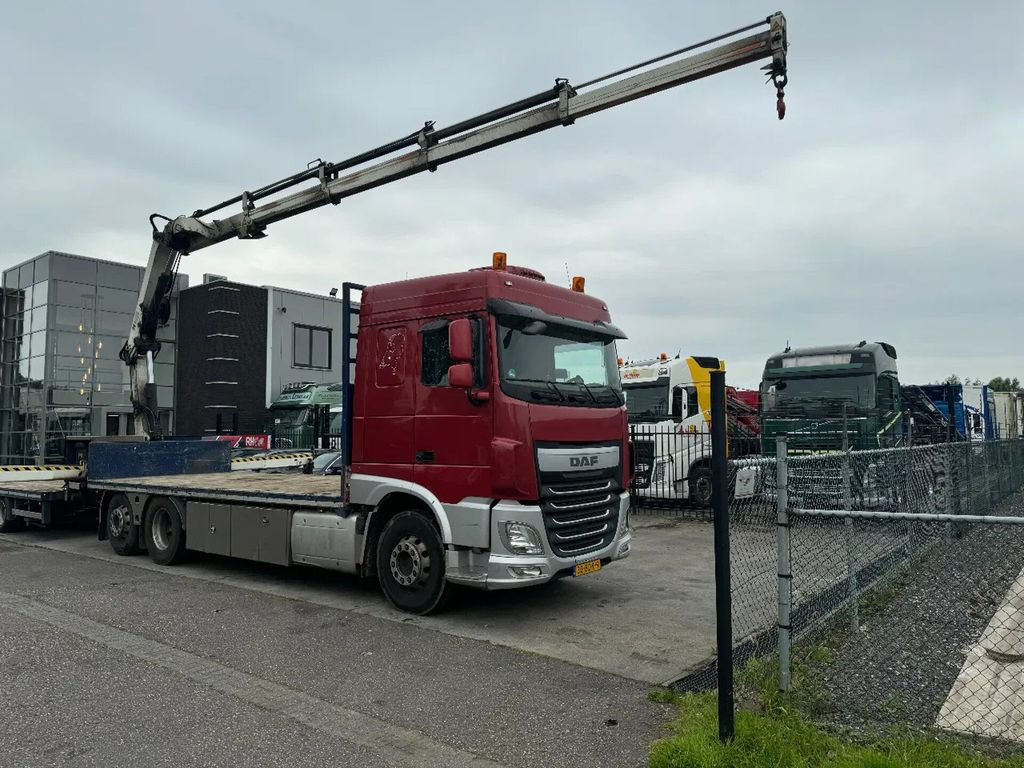 DAF XF 510 6X2 EURO 6 + HIAB 166 HI PRO + REMOTE CON - Φορτηγό με ανοιχτή καρότσα, Φορτηγό με γερανό: φωτογραφία 2 DAF XF 510 6X2 EURO 6 + HIAB 166 HI PRO + REMOTE CON - Φορτηγό με ανοιχτή καρότσα, Φορτηγό με γερανό: φωτογραφία 2